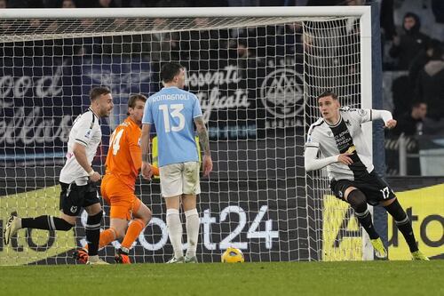 Lazio ko all'Olimpico con l'Udinese: zona Champions ancora più lontana