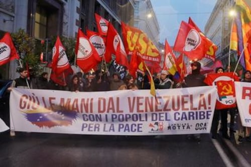 Da ProPal a ProMad: la piazza della sinistra diventa sudamericana
