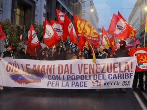 Da ProPal a ProMad: la piazza della sinistra diventa sudamericana