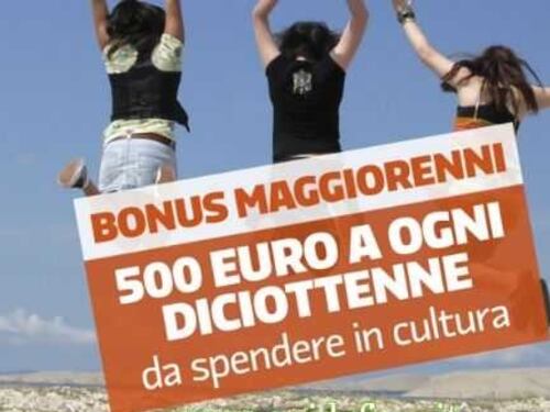 Cultura, scatta il bonus di 500 euro per i diciottenni