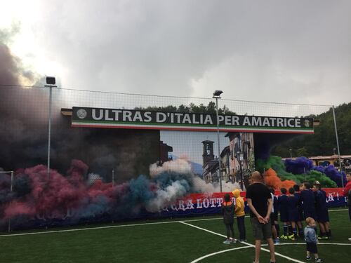 Un calcio al terremoto. Ultras insieme per Amatrice