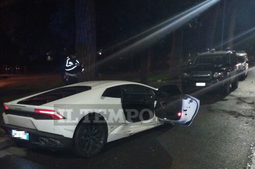 Paura per Bruno Peres, schianto in Lamborghini a Caracalla