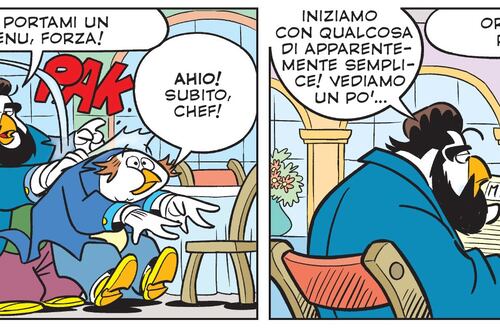 Cannavacciuolo superstar, lo chef sfida Nonna Papera su Topolino