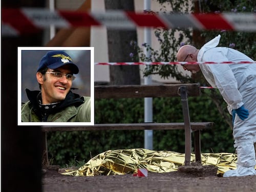 Il killer di Diabolik ripreso mentre fugge
