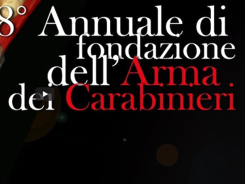 Festa dei carabinieri 2022, l'Arma compie 208 anni. La cerimonia nella caserma Salvo D'Acquisto a Roma