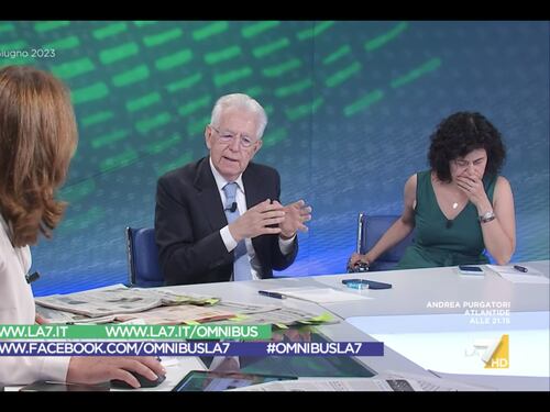 Omnibus, Monti applaude e promuove le mosse di Meloni in Europa