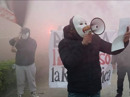 Blitz mascherato di Forza Nuova alla sede di Repubblica