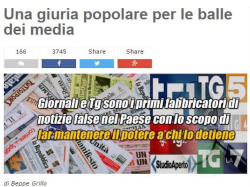 Beppe Grillo e il peggio del web
