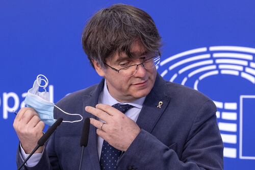 Carles Puigdemont, l'ex presidente secessionista della Catalogna arrestato ad Alghero