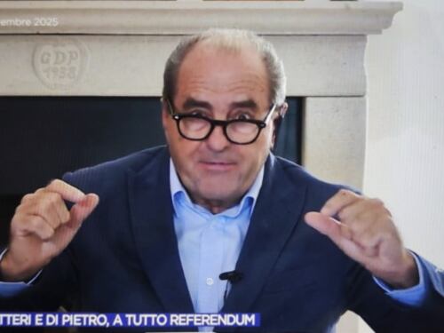 Omnibus, Di Pietro risponde a Travaglio: "Ecco perché dico sì a questa riforma della giustizia"