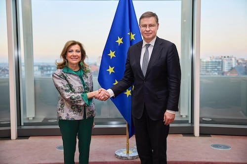 Elisabetta Casellati incontra Dombrovskis: "Un ponte tra Roma e Bruxelles"