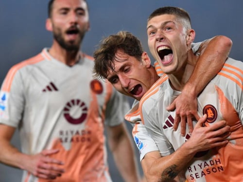 La Roma espugna Lecce, settima vittoria di fila per Ranieri