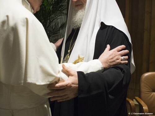 Papa Francesco incontrerà il Patriarca di Mosca Kirill che benedice la guerra di Putin