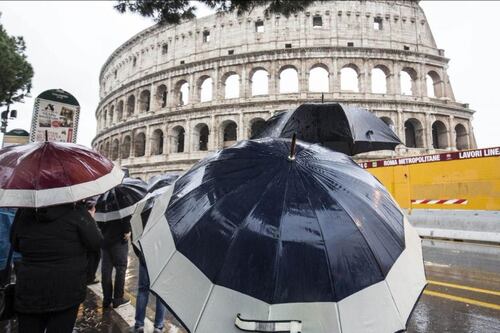 Allerta meteo, in arrivo pioggia e neve. Criticità "gialla" nel Lazio