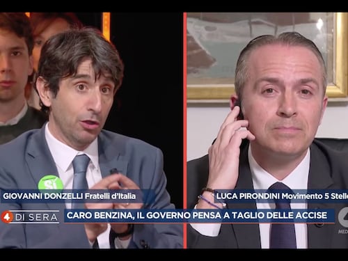 4 di Sera, Donzelli all'attacco degli speculatori sui carburanti: “Puniremo chi lucra sulla crisi”