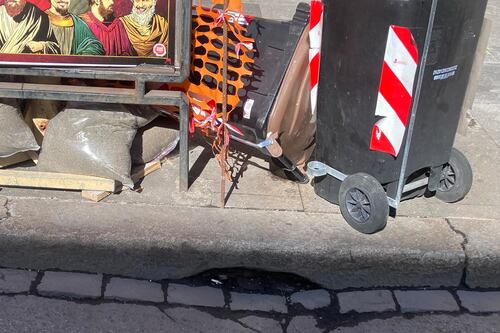 Viale Manzoni, tombino otturato e laghetto assicurato #lafotodeilettori