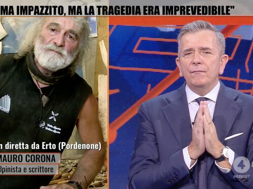 Zona Bianca, Mauro Corona manda tutti a quel paese e se ne va: "Gentucola". La frase sulla Marmolada scatena il panico