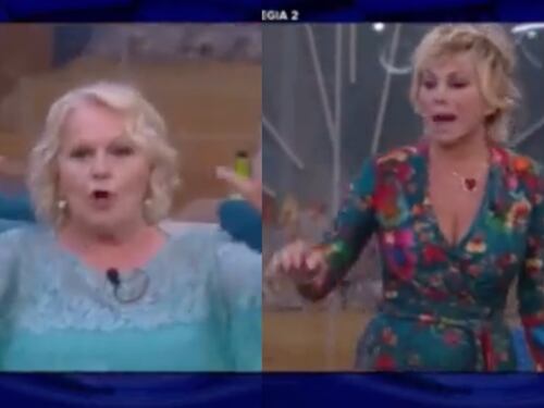 "Io ho una famiglia" e al GfVip si scatena il caos. Insulti tra Katia Ricciarelli e Carmen Russo