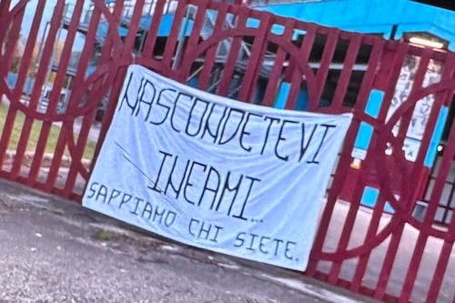 Rieti, lo striscione choc: "Infami sappiamo chi siete". Indagini su un quarto ultras