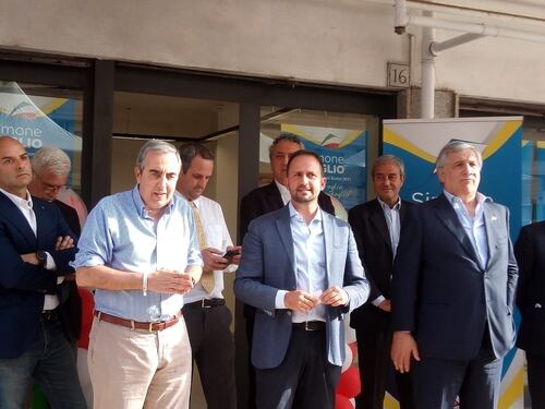 Simone Foglio con Forza Italia, inaugurato il comitato elettorale