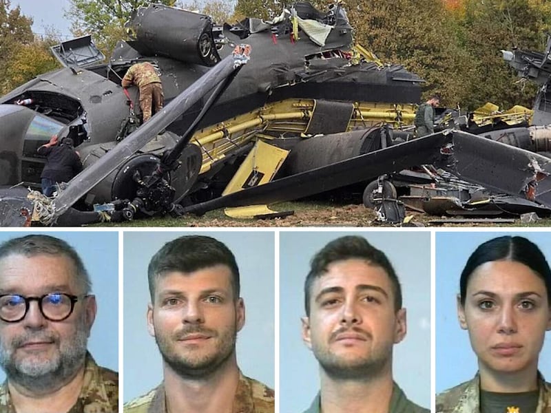 Il pilota, lo specialista, il medico e l’infermiera. Chi erano i militari morti in Bosnia