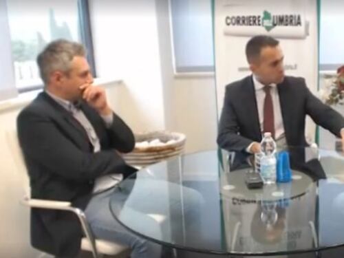 Di Maio, l'aut aut sul patto civico. Il leader M5S al Corriere dell'Umbria
