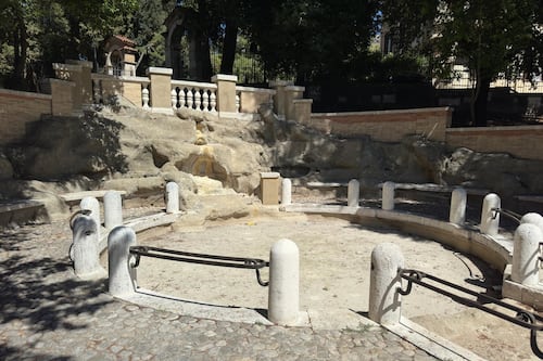 Colle Oppio, fontane già "a secco". E parte lo scaricabarile