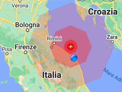 Terremoto di 5,7 sulla costa pesarese. Paura nelle Marche, avvertito anche a Roma