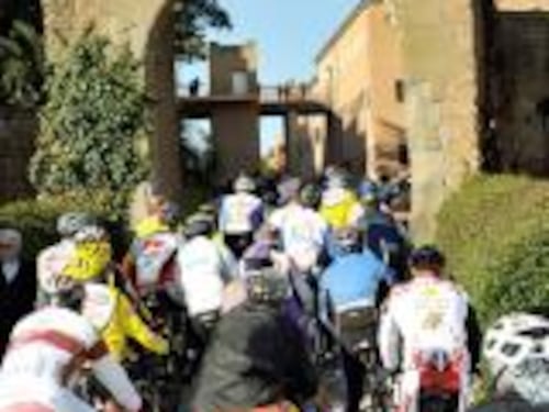 Pellegrini dell'Immacolata in bici dall'Eur al Divino Amore