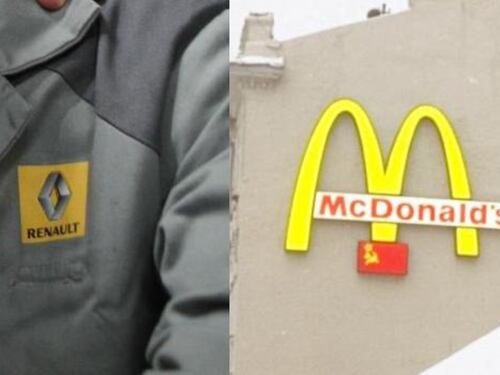 Colossi occidentali via dalla Russia: Renault cede le attività allo Stato, McDonald’s vende tutti i fast food