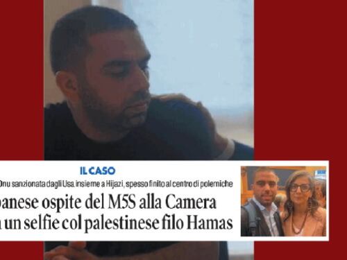 L’"amico" di Hamas minaccia di querelarci. Ma Il Tempo non molla