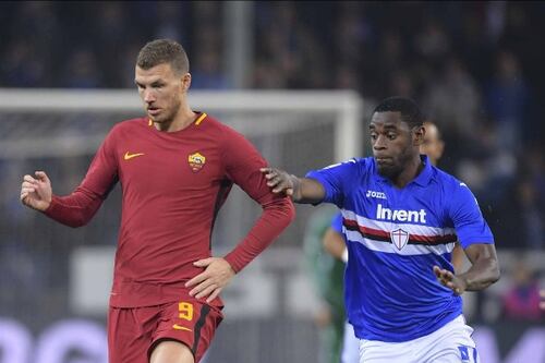 Dzeko salva la Roma, pari a Genova con la Samp