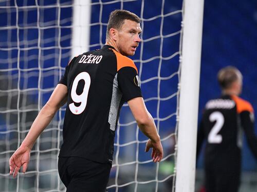 Dzeko positivo al Covid e asintomatico. Ma non si abbatte: "Daje ragazzi, forza Roma"
