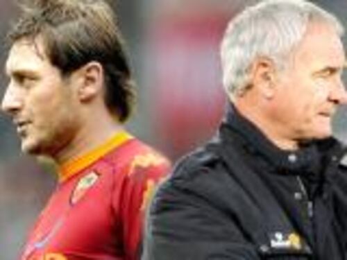 Totti e Ranieri ai ferri corti