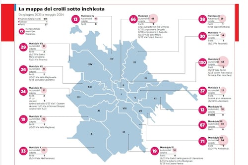 Roma, piovono pini, platani e olmi: ecco quali sono i municipi più colpiti
