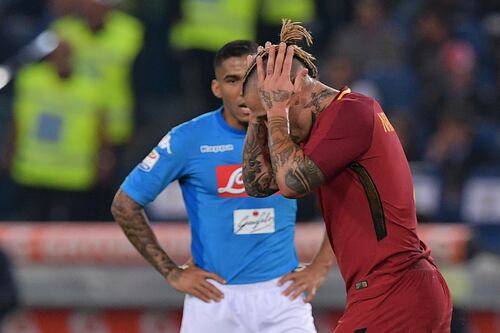 Roma ko. Insigne gole il Napoli va in fuga
