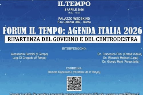 Agenda Italia 2026, il Forum de Il Tempo: una piattaforma per ripartire