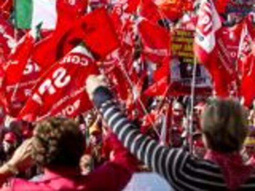 Partono le proteste. In piazza anche la Fiom contro la Fiat