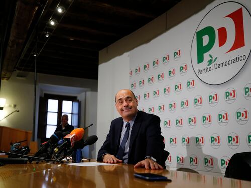 Beffa Zingaretti, non prende un voto ai grillini