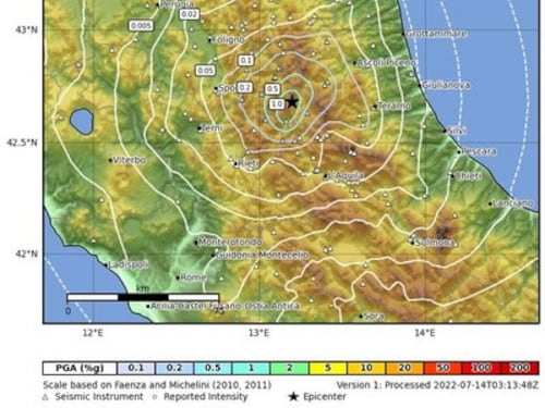 Terremoto ad Accumoli: magnitudo 3.2. Tornare a tremare la terra vicino Amatrice