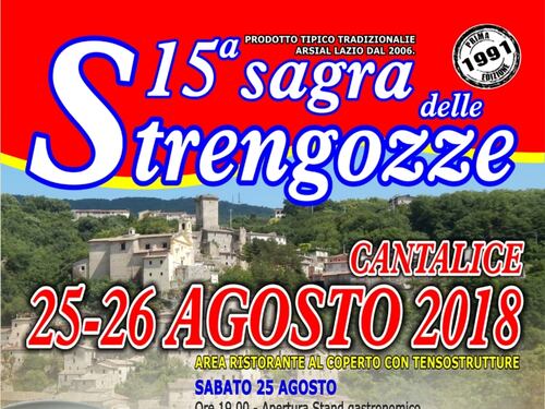Le strengozze Cantalice dal 25/26 agosto