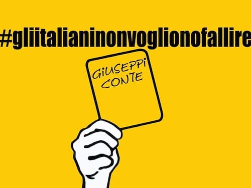 Cartellino giallo per il premier