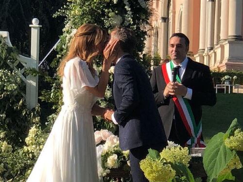 Daniele Bossari e Filippa Lagerback hanno detto sì: finalmente sposi