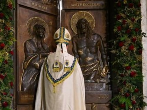 Giubileo, chiusa la Porta Santa della basilica di S. Maria Maggiore