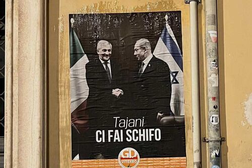 Viterbo, “Tajani ci fai schifo”. I giovani del Pd perdono la testa: manifesti choc e parole da estremisti