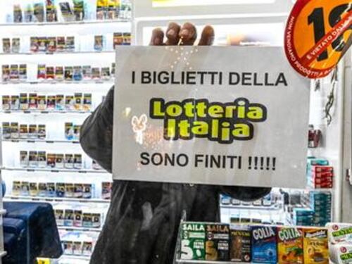 Lotteria Italia: venduti 9,6 milioni di biglietti. Il Lazio in cima alla lista