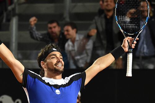 Battuto Murray, impresa di Fognini agli Internazionali. La dedica per Flavia: "Manca poco..."