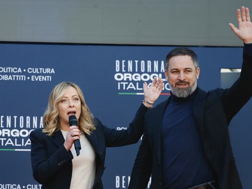 Atreju, Abascal (Vox) loda Meloni: “Orgoglio italiano, l’Europa ne aveva bisogno”