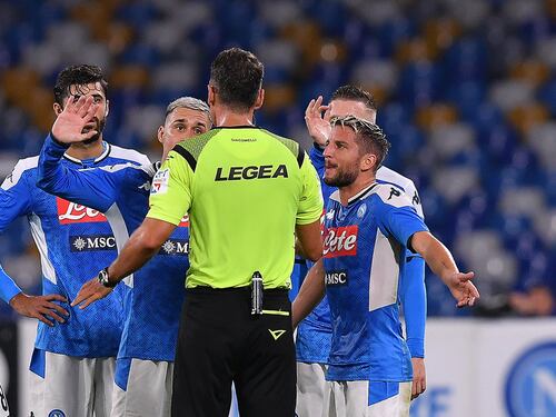 II partito del rigore. Al Napoli