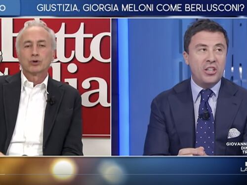 Otto e mezzo, Bocchino fa infuriare Travaglio: scintille sulle intercettazioni
